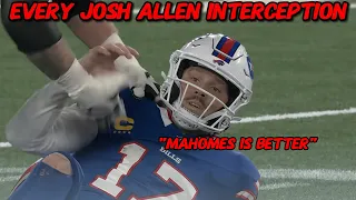 Every Josh Allen's 18 Interceptions from the 2023/24 NFL Season