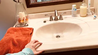 ASMR Tapping And Scratching In My Bathroom!
