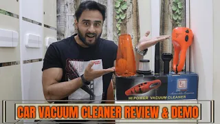 CAR VACUUM CLEANER | CAR VACCUM CLEANER INDIA | CAR VACUUM CLEANER REVIEW AND DEMO IN HINDI | CARS