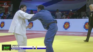 81 kg Асабаев М Папунашвили Г 26 09 2015 Т2 Всероссийские соревнования памяти Х А  Исаева, ГРОЗНЫЙ