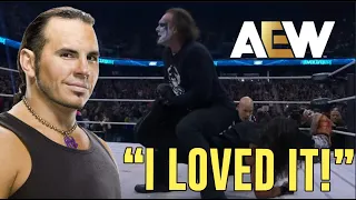 Matt Hardy on Sting's Last Match