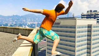 GTA 5 Parkour Fails • Tommy Vercetti (No godmode)