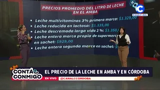 El precio de la leche en Amba y en Córdoba