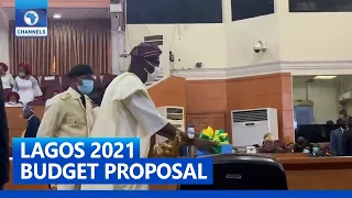 Gov Sanwo-Olu Presents 2021 Budget To Lagos State House Of Assembly