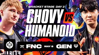 HUMANOID VS CHOVY В ПЛЕЙ-ОФФ MSI | FNATIC VS GENG | MSI 2024