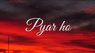 Vishal Mishra & Sunidhi Chauhan - Pyar Ho (Lyrics Video) | Tiger Shroff , Nidhi Agerwal .