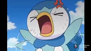 Pokemon. piplup always attacked by gible drago meteor(🔥🔥🔥)