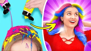 DES ASTUCES COIFFURE POUR RESSEMBLER À UNE STAR ! || Astuces Beauté Pour Les Filles par 123 GO! GOLD