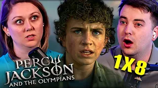 PERCY JACKSON AND THE OLYMPIANS (2023) 1X8 REACTION! | Rick Riordan | Disney