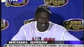 1998 NBA Finals | Game 6 | Post-Game | Press Conference & Celebration | ESPN News