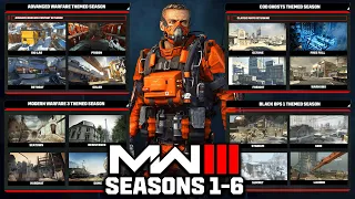 The ENTIRE Modern Warfare 3 DLC Seasons 1-6 Revealed… (MAJOR Content Updates)