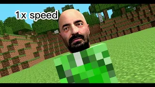 Minecraft In A Nutshell 100x Speed #minecraft #viral #video #youtuber #santiago