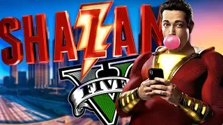 GTA V MODS - SHAZAM EL NUEVO SUPERHEROE DE LOS SANTOS !! - ElChurches