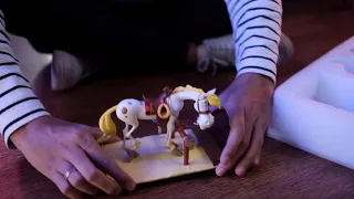 Unboxing LMZ Figurine Lucky Luke and Jolly Jumper 2020