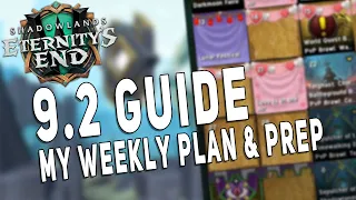 9.2 Preparation & What To Do During Patch Launch | My Gearing Plan For Raid & M+ | WoW Shadowlands