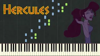 I Won't Say I'm In Love - Disney's Hercules [Piano Tutorial] (Synthesia)