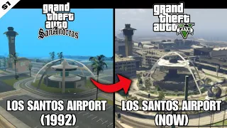 Los Santos landmark and places GTA SA vs GTA V comparison