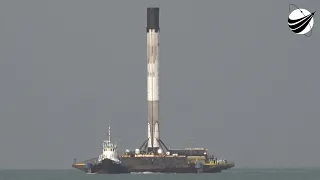 SpaceX B1056 - CRS-17 Return To Port - Best Flight Proven  05-04-2019