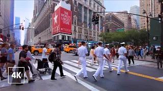 4K video NYC - Relaxing Manhattan walk, New York tour 2023