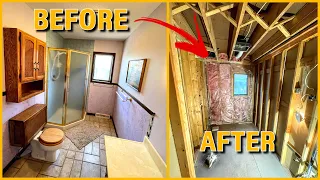 Bathroom Remodel Part 1: Demolition | DIY Renovation