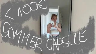 Sommer Garderobe Lookbook komplette Capsule Wardrobe für 99 Euro - Minimalismus - Ich ziehe alles an