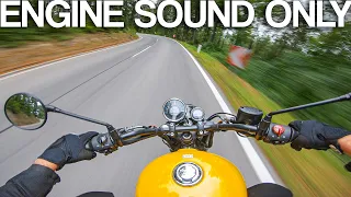 Royal Enfield Meteor 350 sound [RAW Onboard]