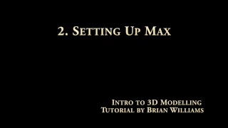 02   Setting up MAX for use with iray renderer