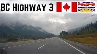 Driving Chilliwack to Manning Park - mountain rain driving 4K Canada British Columbia Hwy 1 & Hwy 3