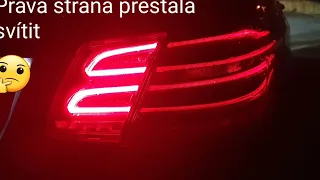 Mercedes Benz E W212 - Rear light repair