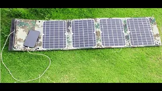 Test JMUYTOP ETFE 45W Solar charge Foldable PD 18W Portable Review Aliexpress