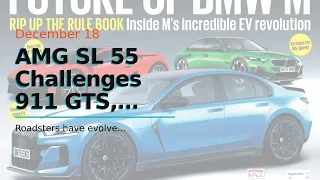 AMG SL 55 Challenges 911 GTS, M850i, F-Type R In Open-Top Drag Race