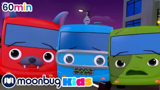 Die Räder des Busses - Halloween | Kinderlieder | Little Baby Bum | Moonbug Kids Deutsch
