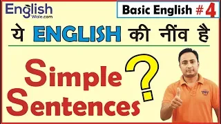 Simple Sentences सीखें| English Grammar Lesson for Beginners