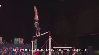 Kaylia Nemour STUNNING 15.350 Bars Routine Difficulty Score