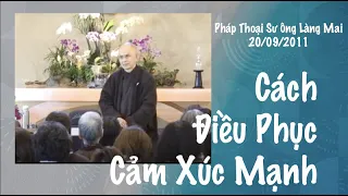 Điều phục cảm xúc mạnh - Trích Pháp Thoại Sư Ông Làng Mai 20/09/2011