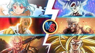 Rimuru Tempest VS MUI Goku/Berserker Saitama VS Asura/Sun Wukong VS Super Siyan Infinity||IN HINDI||