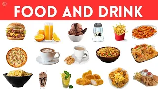 English vocabulary - 100 Food and Drink Name with Pictures | Food vocabulary | Talking Flashcards