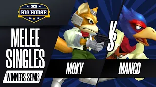 moky (Fox) vs Mang0 (Falco) - Melee Singles Winners Semis - The Big House 11