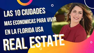 Las 10 ciudades mas económicas para vivir en la Florida USA!!
