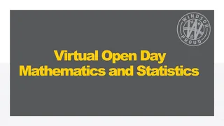 Virtual Open House UWindsor - Math And Stats