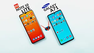 Xiaomi Mi Note 10 Lite vs Galaxy A71 Speed Test Comparison