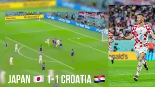 Croatia Perisic Header GOAL JAPAN 1-1 CROATIA