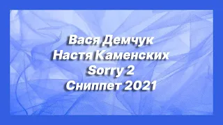 🎧 Новая песня Вася Демчук, NK (Настя Каменских) - Sorry 2 (Сниппет 2021)