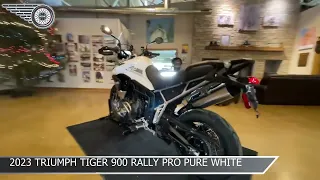 2023 Triumph Tiger 900 Rally Pro Pure White TBF2229WSE