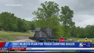 TDOT Rejects Plan for Truck Carrying Boiler