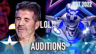 Titan The Robot: Funny Robot Master Impersonates Judges LOL! | Britain's Got Talent 2022