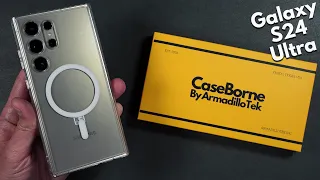 Galaxy S24 Ultra Clear Magsafe Case by CASEBORNE