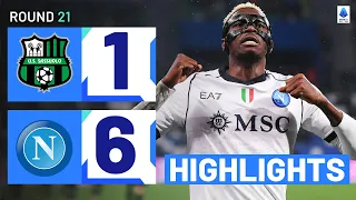 SASSUOLO-NAPOLI 1-6 | HIGHLIGHTS | Osimhen Completes Superb Hat-Trick | Serie A 2023/24