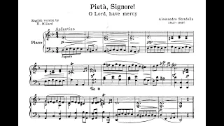 Pieta, Signore! (A. Stradella) - D Minor Piano Accompaniment - Karaoke