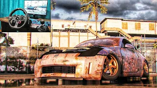 Rebuilding a Nissan 350Z - NFS HEAT - Logitech G29 gameplay